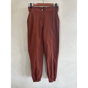 Lululemon Athletica Womens 26 Orange Comfortable Pants Joggers Workout Ankle Gym